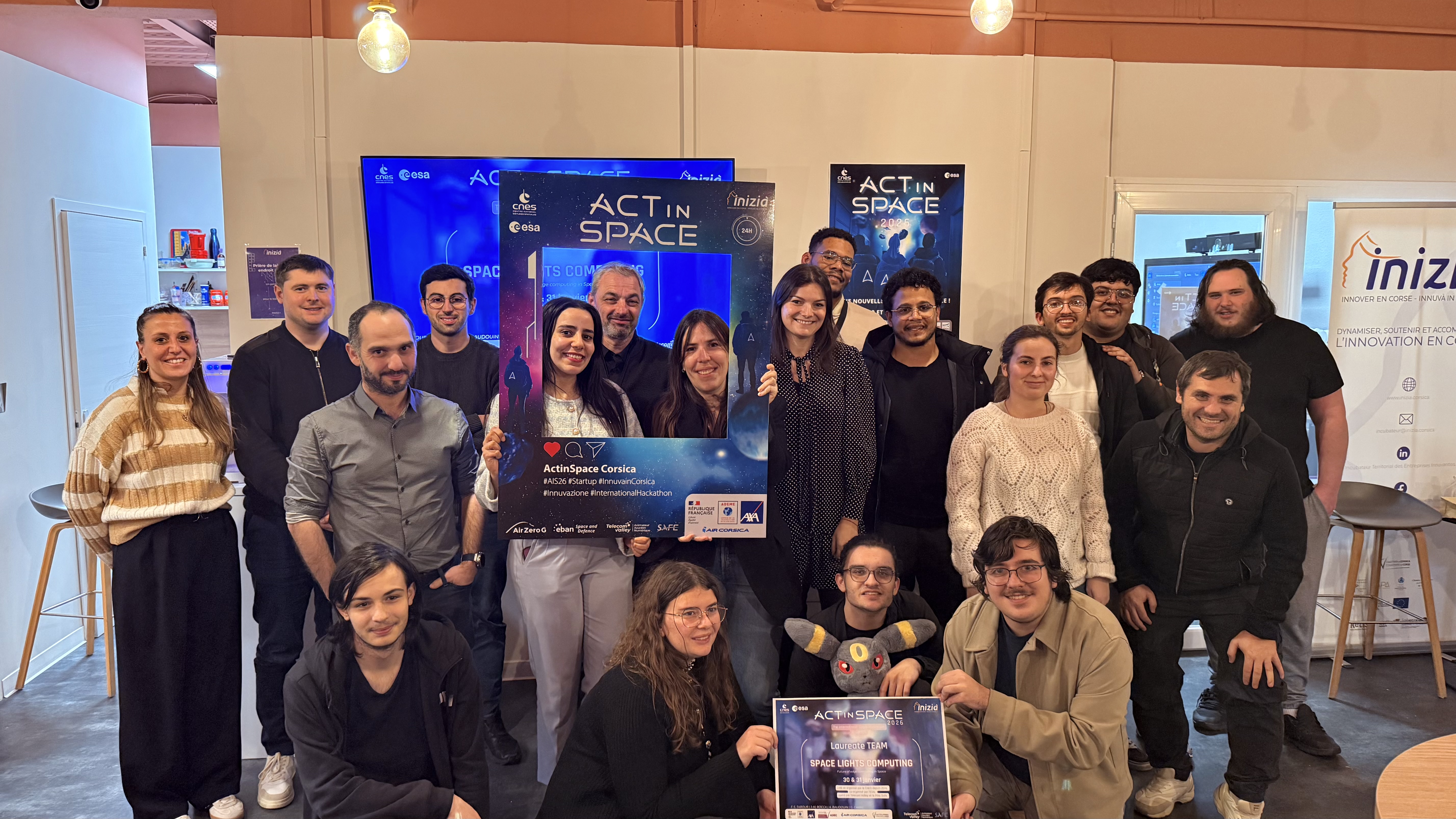ActInSpace Corse 2026 - Photo finale - jury - participants
