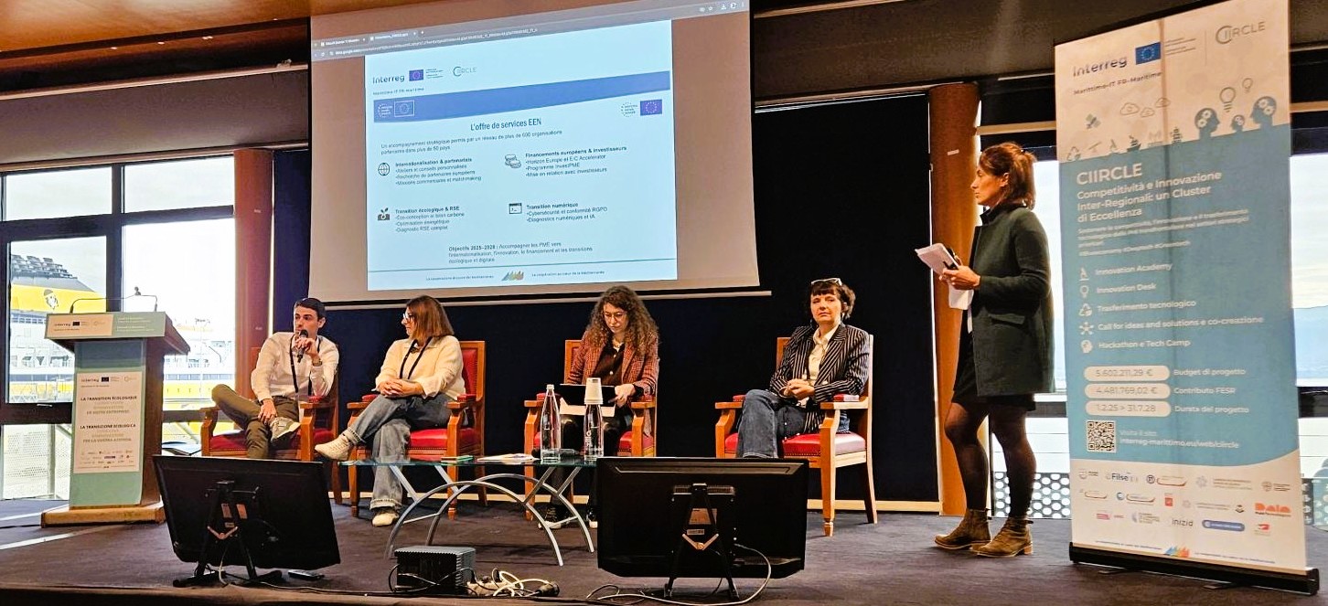 Image article INIZIÀ - CIIRCLE un projet européen structurant au service de la compétitivité des entreprises corses - présentation Palais des Congrès 122025